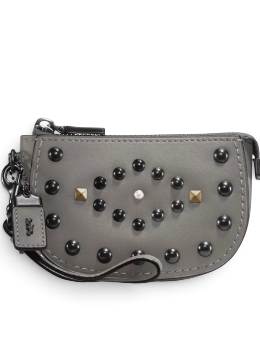 COACH 1941 Western Rivets Glovetanned Leather Pouch/Wristlet